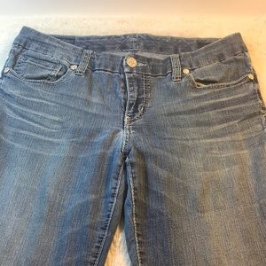 Seven 7 Jeans, Size 12, Inseam 32", Some Wear on Bottom